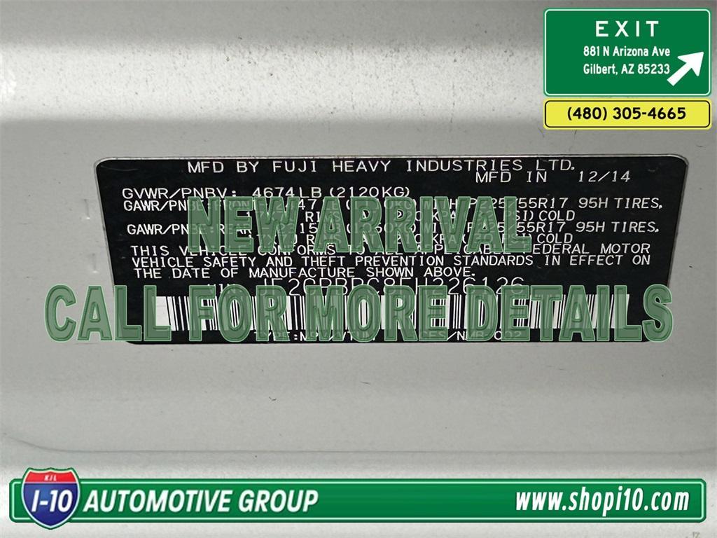 used 2015 Subaru XV Crosstrek Hybrid car, priced at $17,187