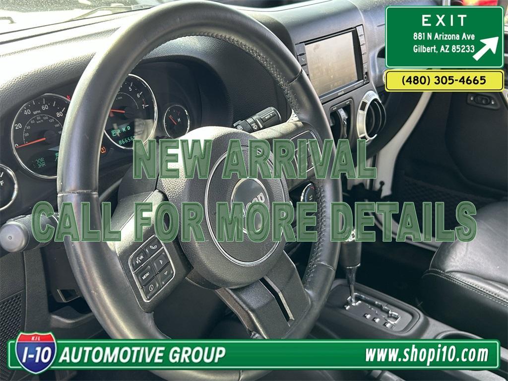 used 2016 Jeep Wrangler Unlimited car, priced at $19,995