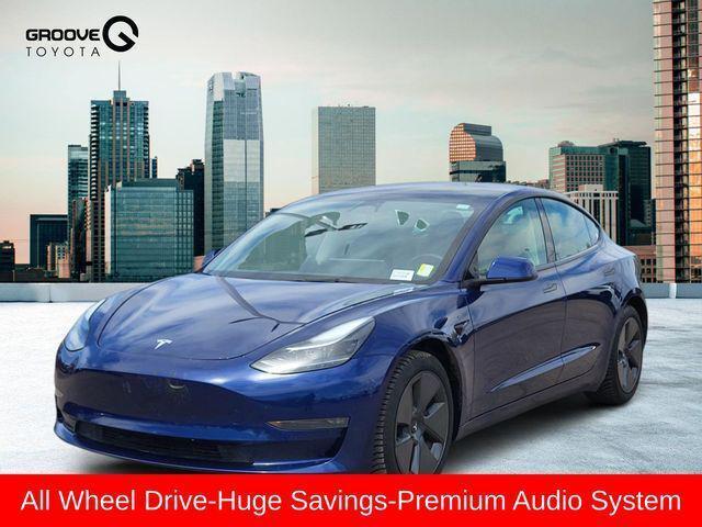 used 2023 Tesla Model 3 car, priced at $20,797