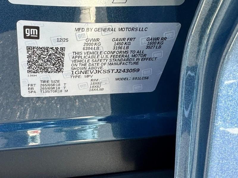 new 2026 Chevrolet Traverse car, priced at $53,105