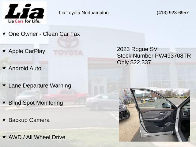 used 2023 Nissan Rogue car, priced at $22,337