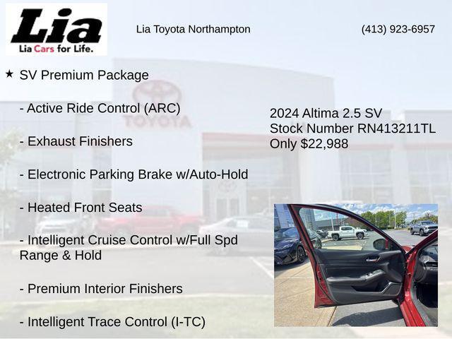 used 2024 Nissan Altima car, priced at $22,988