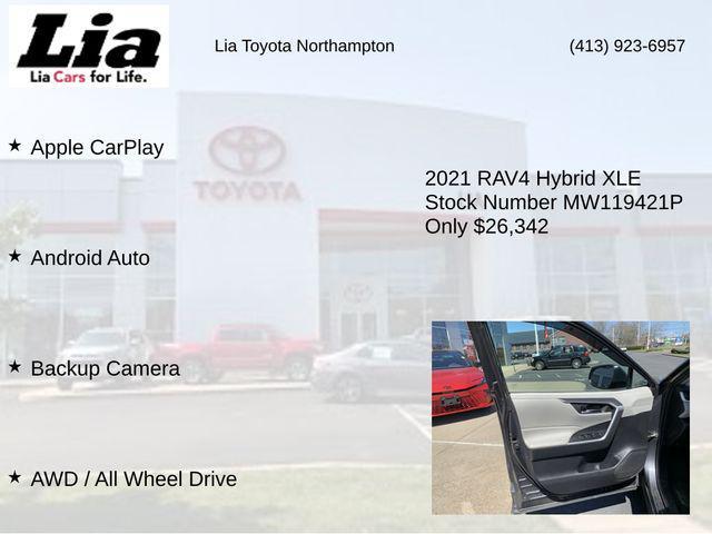 used 2021 Toyota RAV4 Hybrid car, priced at $26,872