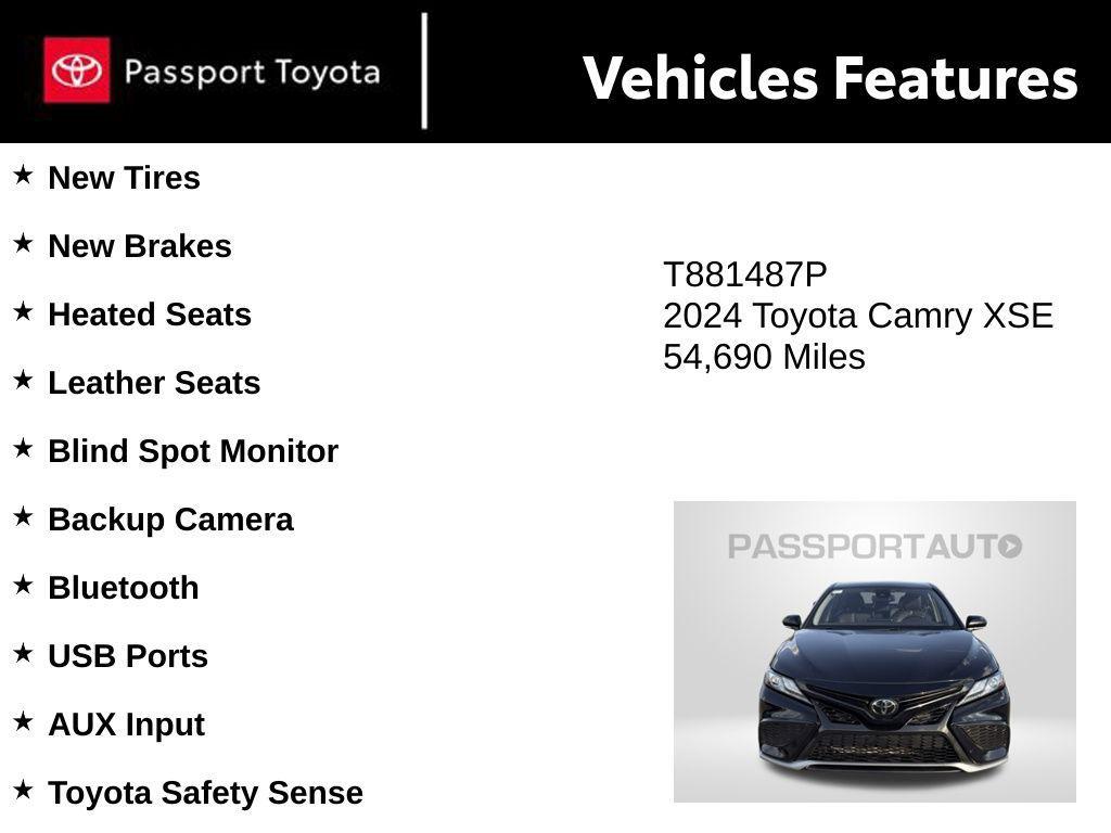 used 2024 Toyota Camry car, priced at $26,500