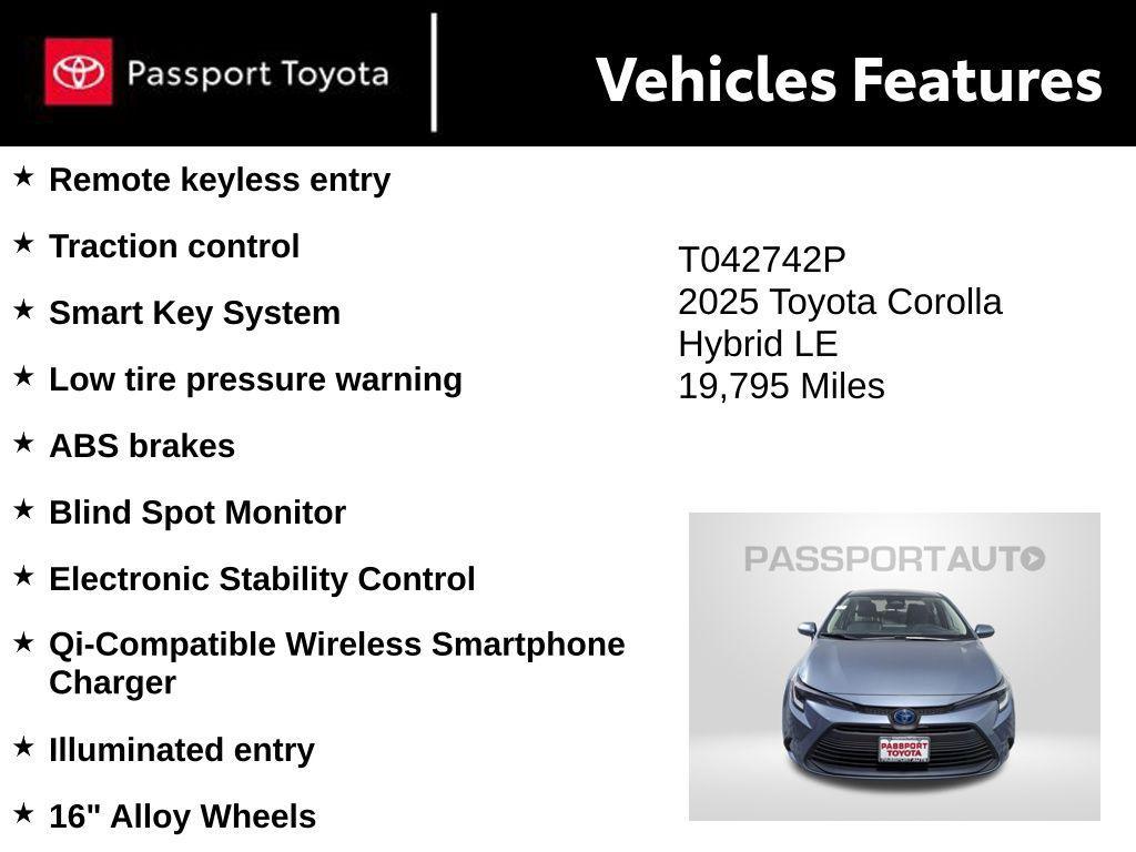 used 2025 Toyota Corolla car, priced at $23,190
