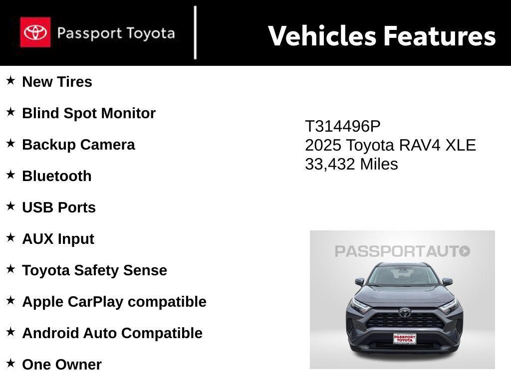 used 2025 Toyota RAV4 car, priced at $32,000