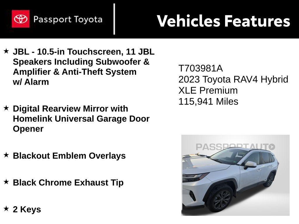 used 2023 Toyota RAV4 Hybrid car, priced at $24,000