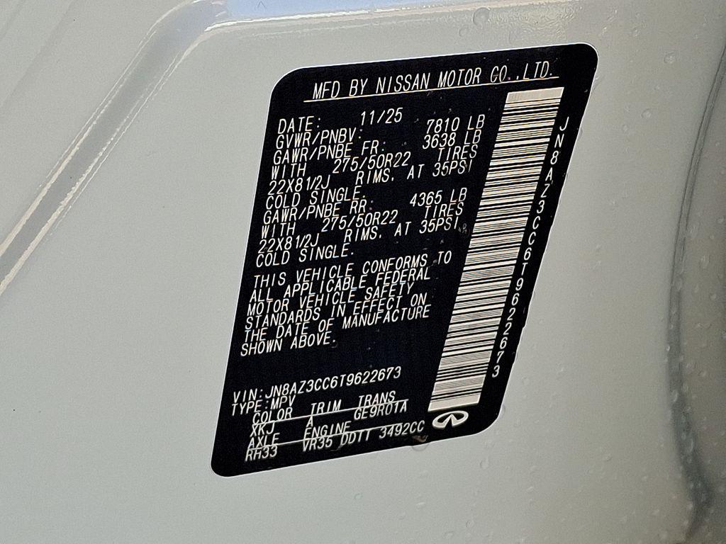 new 2026 INFINITI QX80 car, priced at $101,820