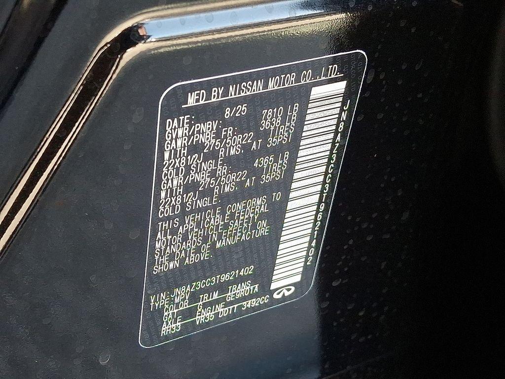 new 2026 INFINITI QX80 car, priced at $106,510