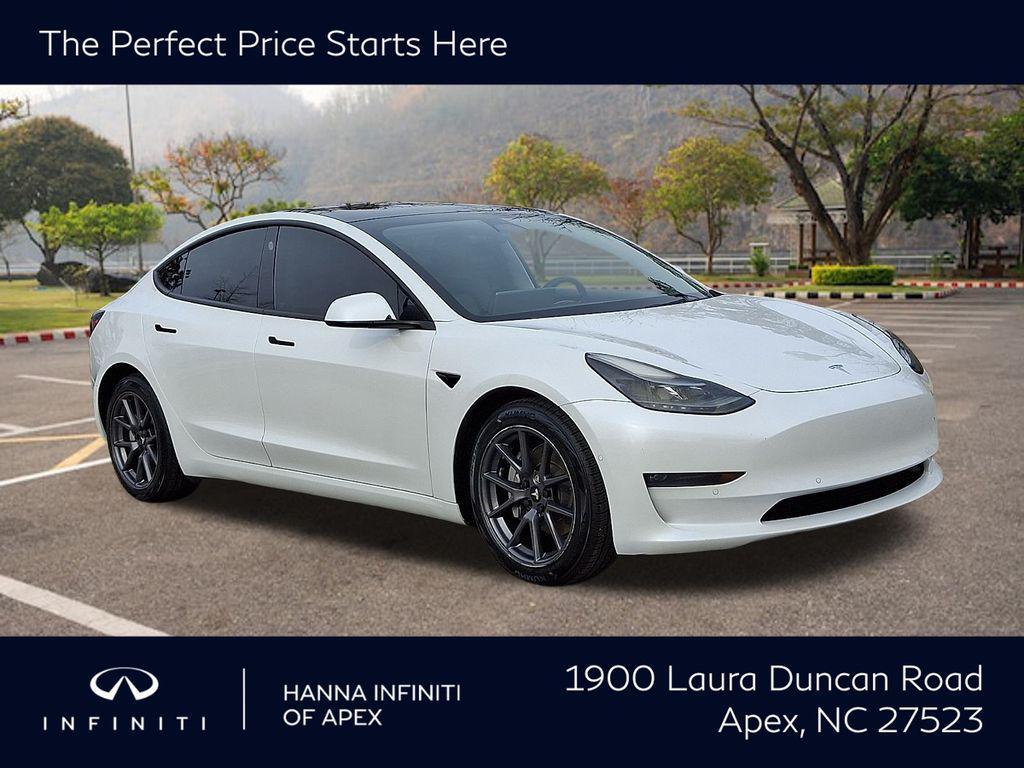 used 2022 Tesla Model 3 car, priced at $21,499
