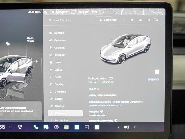 used 2023 Tesla Model 3 car, priced at $29,881
