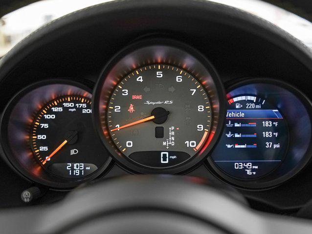 used 2025 Porsche 718 Spyder car, priced at $209,981