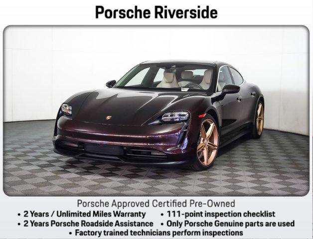 used 2022 Porsche Taycan car, priced at $65,881