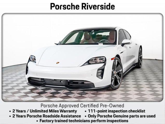 used 2022 Porsche Taycan car, priced at $92,981