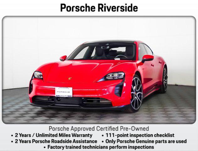 used 2024 Porsche Taycan car, priced at $83,881