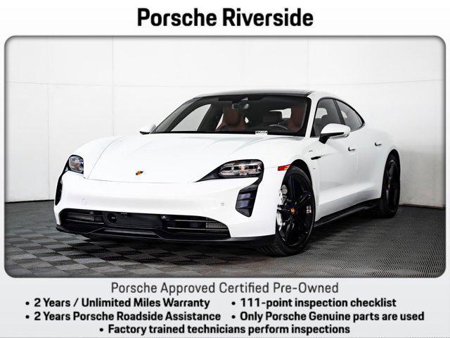 used 2023 Porsche Taycan car, priced at $96,981