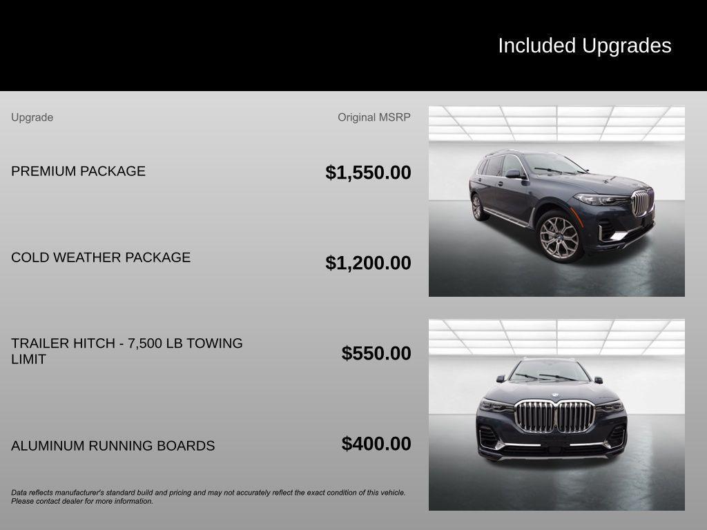used 2019 BMW X7 car, priced at $29,995
