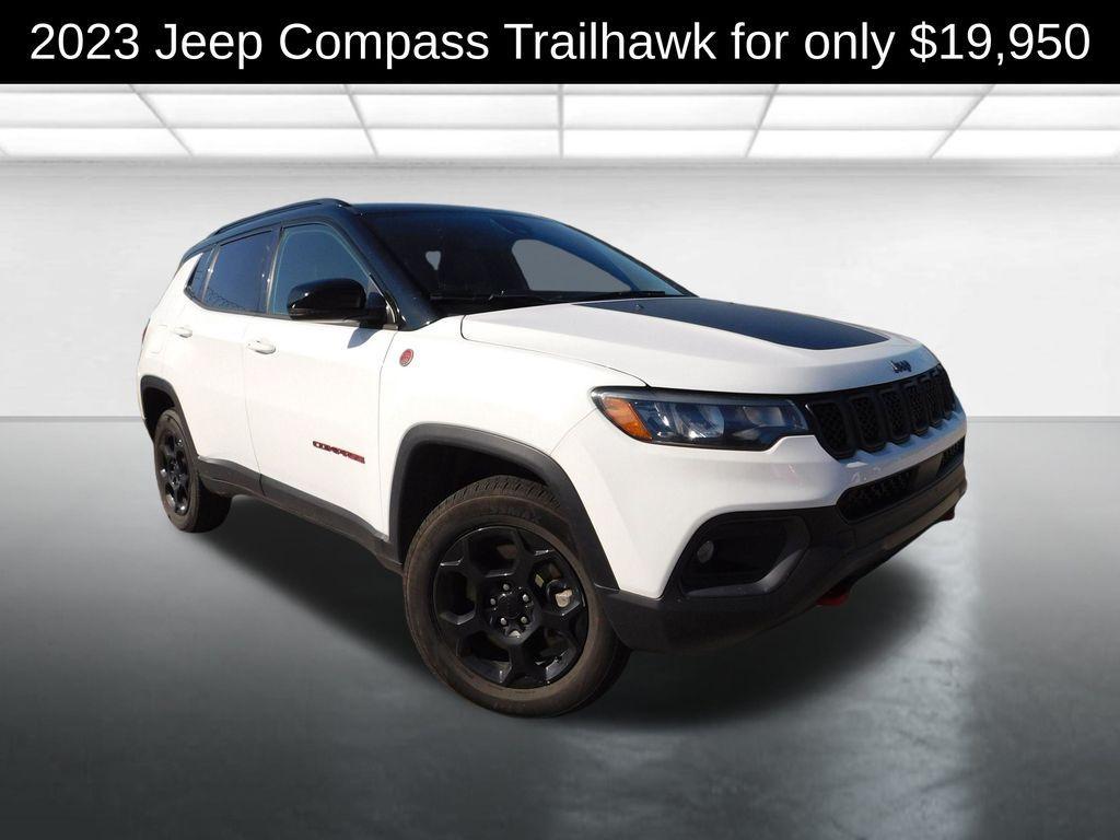 used 2023 Jeep Compass car, priced at $19,950