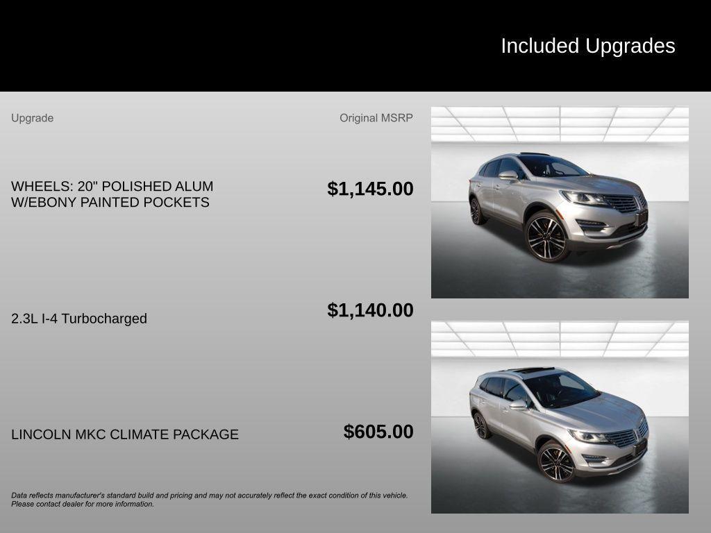 used 2018 Lincoln MKC car, priced at $16,400