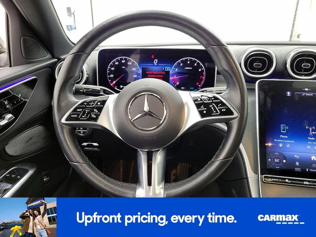 used 2024 Mercedes-Benz C-Class car, priced at $34,998