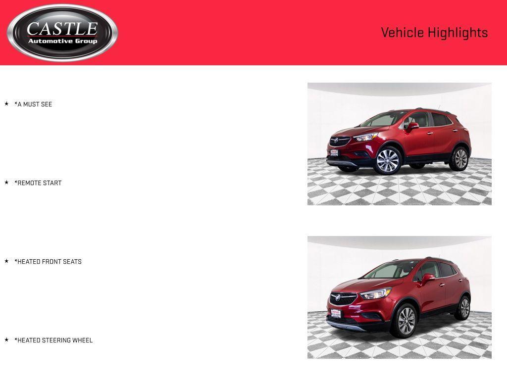 used 2018 Buick Encore car, priced at $13,434