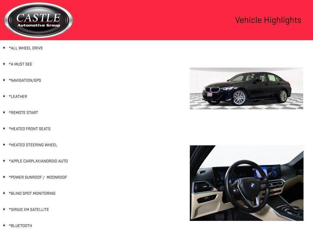 used 2023 BMW 330 car, priced at $29,370