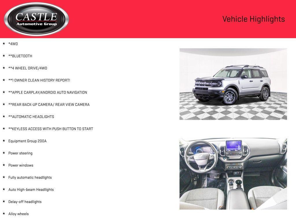 used 2021 Ford Bronco Sport car, priced at $21,795