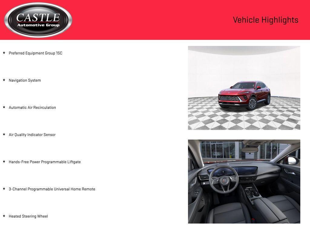 new 2025 Buick Envision car, priced at $35,738