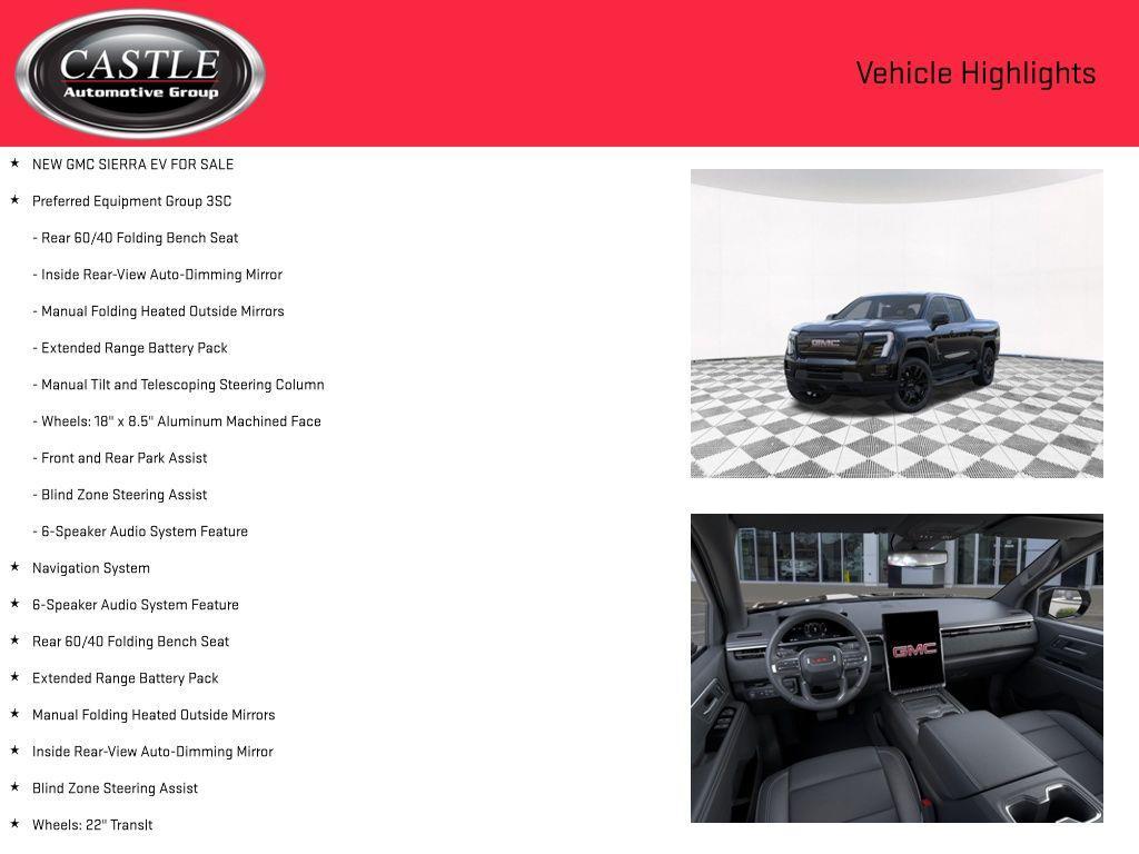 new 2026 GMC Sierra EV car, priced at $69,885