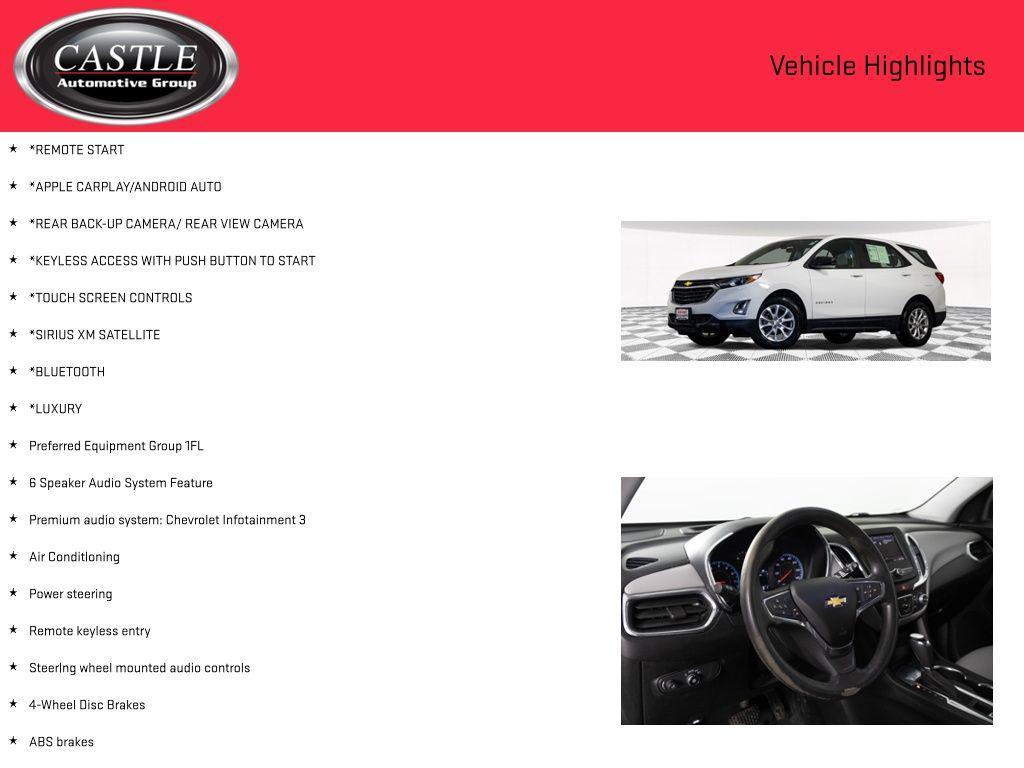 used 2020 Chevrolet Equinox car, priced at $11,260