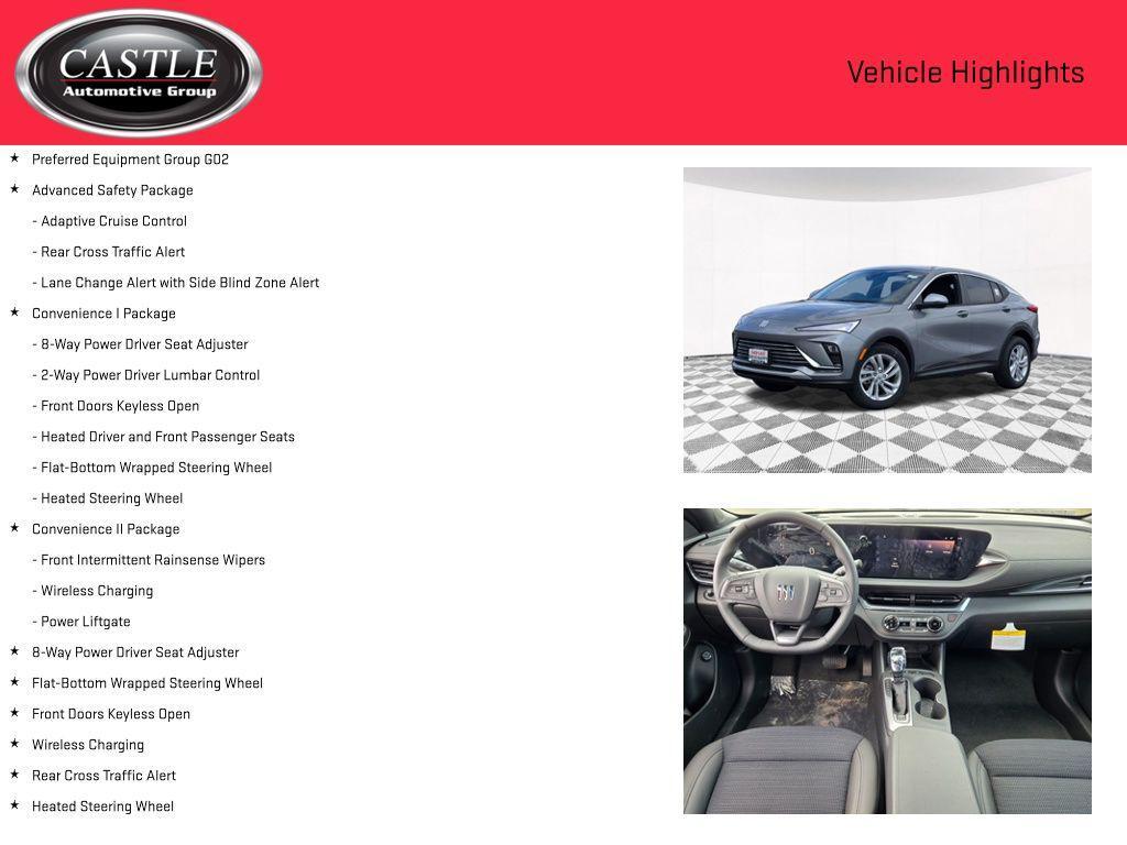 new 2026 Buick Envista car, priced at $27,945
