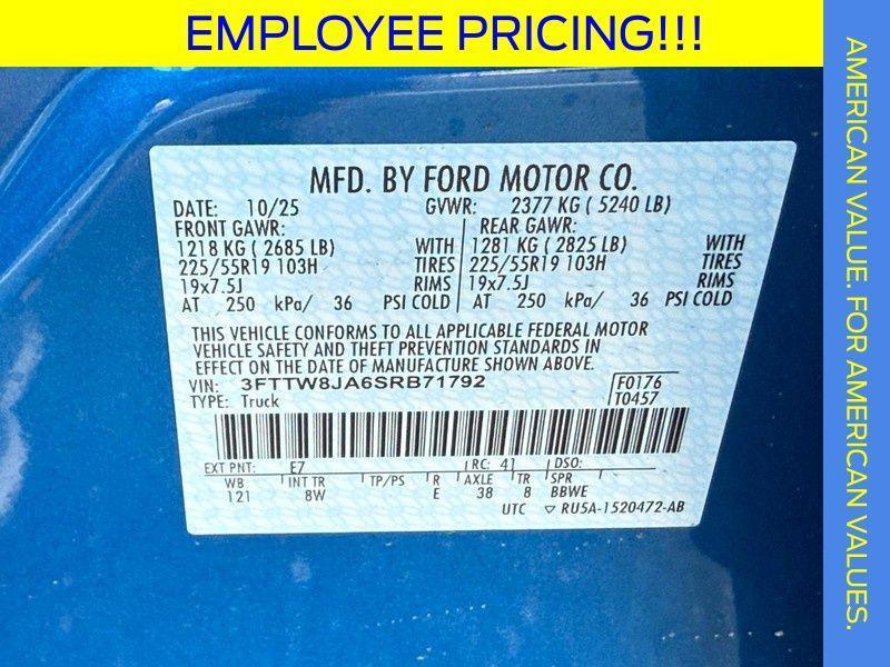 new 2025 Ford Maverick car, priced at $34,976