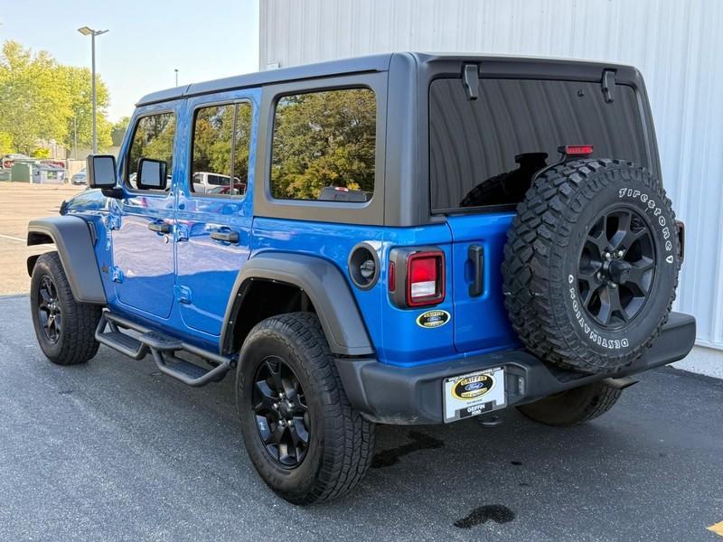 used 2022 Jeep Wrangler Unlimited car, priced at $29,261
