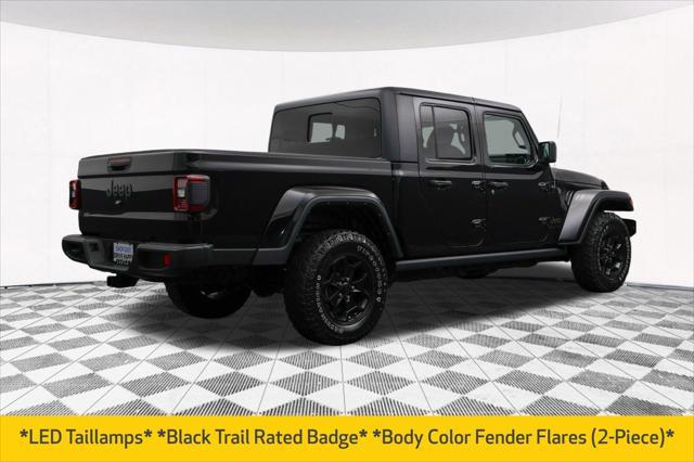 2021 Black Clearcoat Jeep Gladiator