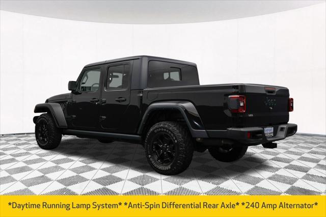 2021 Black Clearcoat Jeep Gladiator