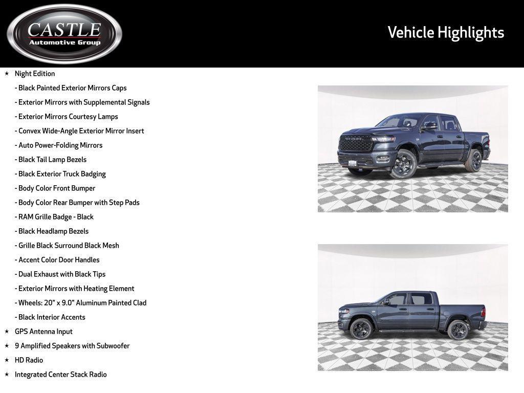new 2026 Ram 1500 car, priced at $54,800