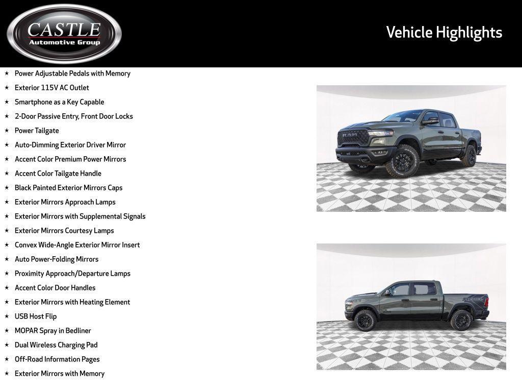 new 2026 Ram 1500 car, priced at $63,442