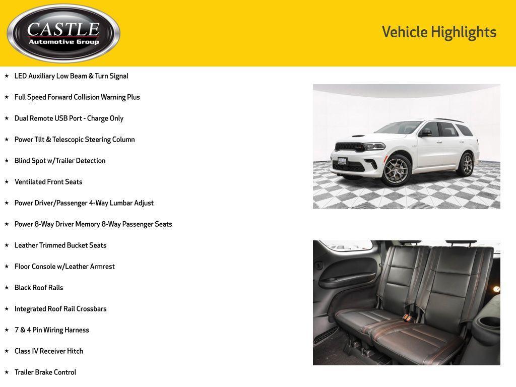 new 2026 Dodge Durango car, priced at $44,930
