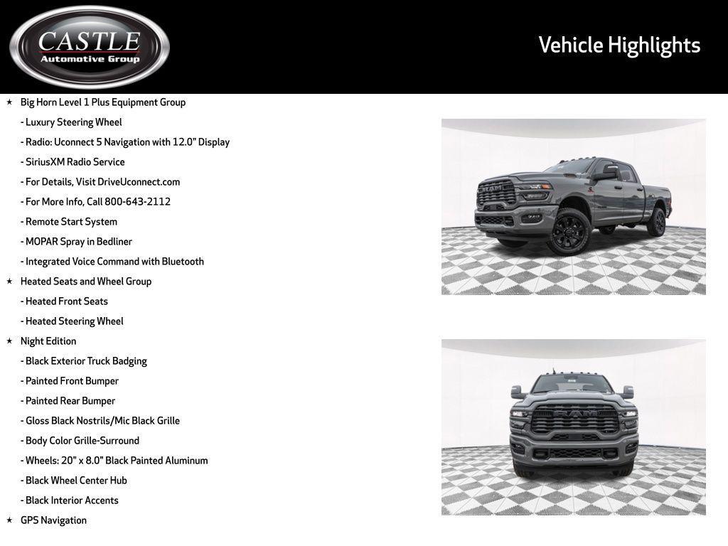 new 2026 Ram 2500 car, priced at $67,459