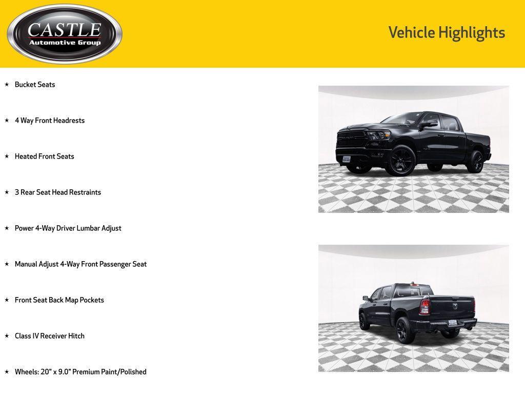 used 2020 Ram 1500 car, priced at $25,477