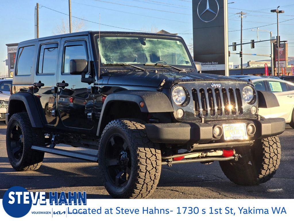 used 2015 Jeep Wrangler Unlimited car, priced at $18,708