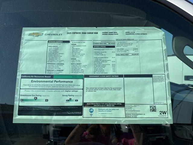 new 2025 Chevrolet Express 3500 car, priced at $54,930