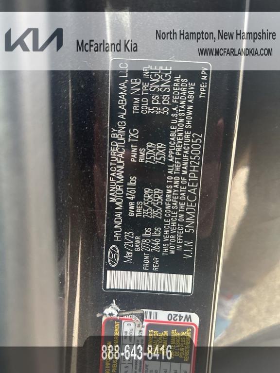 used 2023 Hyundai Tucson car, priced at $29,647