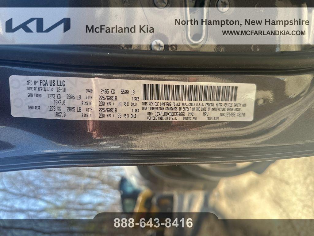 used 2019 Jeep Cherokee car, priced at $16,868