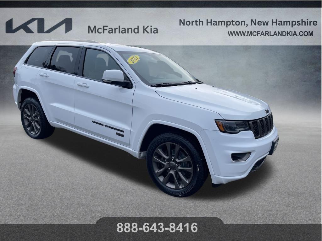 used 2017 Jeep Grand Cherokee car, priced at $14,586