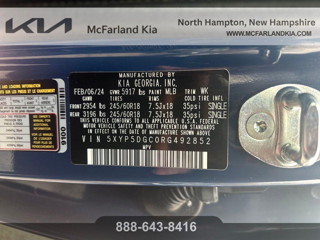 used 2024 Kia Telluride car, priced at $39,455