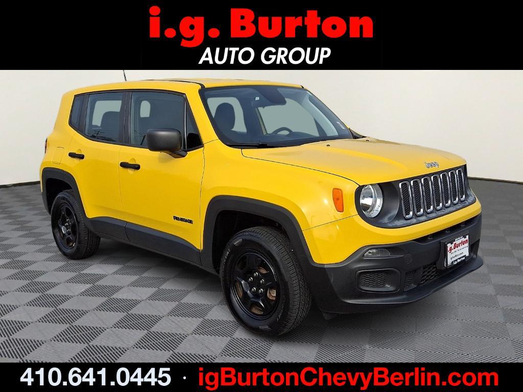 used 2018 Jeep Renegade car, priced at $15,459