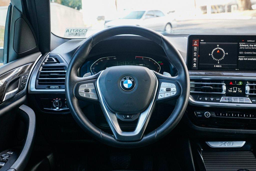 used 2023 BMW X3 car, priced at $31,995