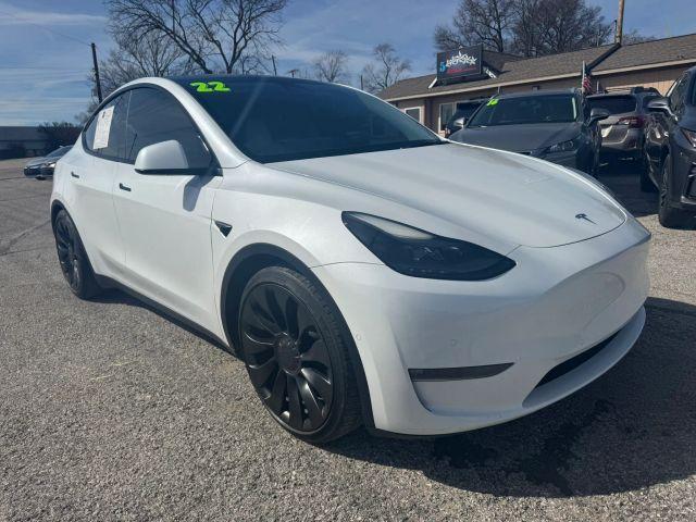 used 2022 Tesla Model Y car, priced at $27,495