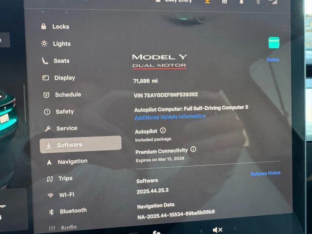 used 2022 Tesla Model Y car, priced at $27,495